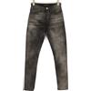Nudie Jeans Jeans Nudie Pipe LED Da Uomo W28/L32 Grigio Marmo Organico Slim Sbiadito