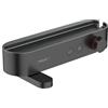 hansgrohe ShowerTablet Select, miscelatore termostatico per vasca esterno, rubinetteria bagno da parete a 2 funzioni, nero opaco