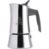 Aeternum, La Divina Re Inox, Caffettiera 6 Tazze, Adatta all'Induzione, Acciaio Inox, Argento