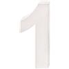 Glorex Papp di Numero 1, CERTIFICATA FSC, Bianco, 10 x 4,5 x 3,5 cm