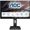 AOC 61,0Cm (24") X24P1 16:10 DVI+HDMI+DP+USB Nero