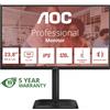 AOC 60,5Cm (23,8") 24E4U 16:09 HDMI+DP+USB IPS Sollevabile Nero