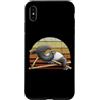 SkizzenMonster Arte del tapiro Custodia per iPhone XS Max Tramonto retrò Tapiro casual su una sedia a sdraio