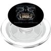 Trucker Boy Girl Scary Goth Alt Gifts Torta di compleanno per camionista camionista divertente festa spettrale PopSockets PopGrip per MagSafe