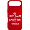 Funny Potter Tees & Gifts Custodia per iPhone Air Keep Calm and Carry On I'm a Potter - Divertente