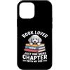 Poodle Book Lover Mom Reading Dog Custodia per iPhone 12 mini Book Lover Mom Solo un altro capitolo con il mio barboncino