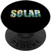 Photovoltaic Power Systems Engineer Appassionato di energia solare rinnovabile PopSockets PopGrip Adesivo