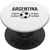 Maglietta Argentina Uomo Tifosi Dell'Arg Maglietta Argentina Da Uomo Con Bandiera Argentina PopSockets PopGrip Adesivo