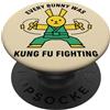 Funny Easter Bunny Martial Arts Karate R Ogni coniglio era Kung Fu combattendo Karate Rabbit PopSockets PopGrip Adesivo