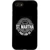 Saint Martha Pray For Us Christian Inter Custodia per iPhone SE (2020) / 7/8 Santa Marta Patrona Dell'ospitalità Devozione Cattolica