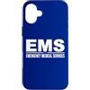 EMS FIRST RESPONDER UNIFORM COSTUME APPA Custodia per iPhone 16 Plus SERVIZI MEDICI DI EMERGENZA SME PARAMEDICO EMT STELLA DELLA VITA