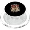 Cute Dog Parent Designs Cane Mamma Naso Freddo Cuore Caldo Cane Amante Golden Retriever PopSockets PopGrip per MagSafe