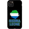 Sierra Leone African Heritage Clothing & Custodia per iPhone 11 Pro Max Bandiera della Sierra Leone Patriottica Uomini Donne Bambini Leone