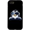 Virtual Penguin Gaming Art Designs Custodia per iPhone SE (2020) / 7/8 Cool Cartoon Penguin VR Gamer Rilassante Design