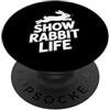 Livestock Show Gifts | Rabbit Show Gifts Spettacolo Coniglio Spettacolo Bestiame Mamma Coniglio PopSockets PopGrip Adesivo