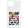 Golden Retriever Mom Book Lover Reading Custodia per iPhone 14 Plus Amante dei libri Golden Retriever Mamma solo un altro capitolo