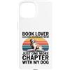Golden Retriever Mom Book Lover Reading Custodia per iPhone 15 Amante dei libri Golden Retriever Mamma solo un altro capitolo