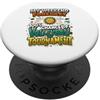 Club Volleyball Parents Designs Volley Mom Weekend Previsioni Torneo di pallavolo PopSockets PopGrip Adesivo