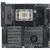 ASUS PRO WS W890E-SAGE SE, Scheda Madre Intel per Work Station, 16+(2+2)+1+2 Stadi di Alimentazione, PCIe 5.0 x16, Slot M.2, MCIO, SlimSAS, Doppia LAN da 10GB, Gestione da Remoto, Porte USB-C, Nera