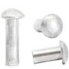 Screws City Rivetti a testa tonda in alluminio massiccio M3 (3 mm x 30 mm) DIN 660 (confezione da 20) D05BCD