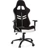 HJH Office Sedia direzionale da gioco LEAGUE PRO I con braccioli, sedile sportivo ergonomico, poggiatesta, sedia regolabile in altezza, 729250