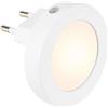 BRILONER Presa di Luce Notturna a LED, Lampada a Presa con Sensore di Luce per La Camera Dei Bambini e il Corridoio, Lampada Notturna, Luce Bianca Calda