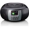 Lenco SCD-860BK - Radio DAB+/FM portatile con Bluetooth®, lettore CD e ampio display LCD a colori - Nero