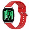 GIOPUEY Cinturini Compatibile con Xiaomi Redmi Watch 5 Active/5 Lite, Morbido Silicone Cinturino [Resistente all'Usura] [Traspirante] - Red