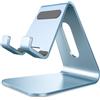 Lucrave Supporto per telefono cellulare, supporto, supporto da tavolo in alluminio compatibile con Switch, tutti gli smartphone, iPhone 15 14 13 12 Pro Max Pro Xs Max Se 8 7 Plus SE-Sierra Blue