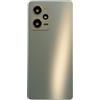 Generico Ricambio Copri Batteria + biadesivo + lente compatibile con XIAOMI REDMI NOTE 12 PRO 5G 22101316C 22101316I Ricambio Vetro Posteriore Back Cover Retro Scocca adesivo + lente con cornice (Bianco)