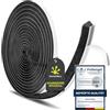 GeckoSeal Guarnizione Spazzola 12m, 9mm(L) x 9mm(S)