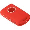 Happyit Custodie per Chiavi dell'auto in Silicone per Mazda 6 MX-5 Miata RF 3 Hatchback CX-30 Remoti 4 Pulsanti (Rosso)