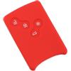 OTMIK Custodia in silicone per la copertura della chiave dell'auto adatto per Renault Duster Kaptur Clio Captur Logan Megane 2 3 Laguna Fluence Zoe Koleos Scenic Accessori per chiavi (Rosso)