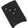 OTMIK Custodia in silicone per la copertura della chiave dell'auto adatto per Renault Duster Kaptur Clio Captur Logan Megane 2 3 Laguna Fluence Zoe Koleos Scenic Accessori per chiavi (Nero)