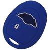Happyit Custodia in silicone per chiave auto Mini Cooper S R50 R53 1 tasto Blue