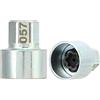 KIMISS Presa Antifurto Lugnut, Bullone Mozzo, Chiave di Blocco Ruota Sostituzione Presa Antifurto Lugnut per 1 3 5 6 7Series X1 X2 X3 X4 X5 X6 Z4 052 (057)
