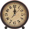 Pssopp Sveglia Analogica Vintage, Orologio da Tavolo da Comodino Piccolo Silenzioso a Batteria per Orologio da Tavolo con Mensola da Soggiorno