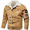 🧥 Giacca Uomo Ecopelle Foderata Pile Invernale Cappotto Casual Pelliccia