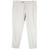 Suitsupply Uomo Pantaloni Chiusura Lampo Cotone Beige Stretch Classico Formale