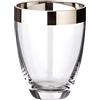 EDZARD vaso Charlotte, vetro di platino, altezza 16 cm, diametro 12 cm