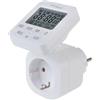 Green Blue Interruttore orario digitale - Timer, carico massimo 16A, IP20,18 Programmi regolabili individualmente | Carico massimo 16 A/3680 W | Display LCD, Funzione RANDOM, IP20 (GB605 F)