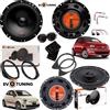 Jbl EvoTuning Kit 6 Casse Altoparlanti JBL Anteriori e Posteriori per Fiat 500 Abarth 595