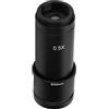Lazmin112 Adattatore per microscopio, adattatore 30/30,5 mm con innesto a C 0,5 per obiettivo oculare per telecamera CCD per microscopio, adattatore per obiettivo
