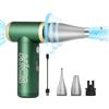 KiCA JetFan 2S - Spolverino elettrico ad aria compressa, 117000 giri/min, ricaricabile, senza fili, per la pulizia di tastiere e PC, polvere Jet Dry con nuova modalità estrema, guscio in metallo,