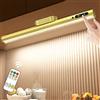 Hapfish Luce LED Sottopensile 4000mAh con Sensore di Movimentoe e Magnetica,Cucina | Lampada da Scrivania Senza Fili con Telecomando,Luci Tavolo Ricaricabile per Specchio Bagno,Muro,Armadio,Mensola Monitor