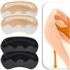VivoFoot New VivoFoot 4 impugnature antiscivolo per talloni, fodere per tallone e riempitivi per scarpe sciolte, inserti per cuscini per tacco, cuscinetti per tallone per evitare scivolamenti (nero)