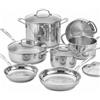 Cuisinart® Chef's Classic™ Set pentole 11 pezzi | Fondo incapsulato | Induzione | Manici Cool Grip™ | Misure integrate | Lavastoviglie | Cottura uniforme | Acciaio inox