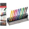 Stabilo Click set 10 pennarelli Stabilo Pen 68 tratto 1 mm in colori assortiti - 6810-7