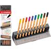 Stabilo Click set 10 fineliner Stabilo Point 88 tratto 0,4 mm in colori assortiti - 8810-5