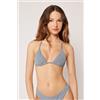Calzedonia Triangolo Costume Metallic Glow Grigio